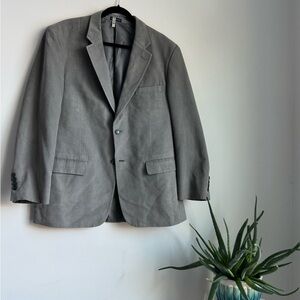 Stafford Essentials Faux Suede Blazer 42R